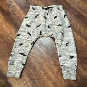 Koala Kids Lightning bolt harem joggers - 18-24 months NWOT
